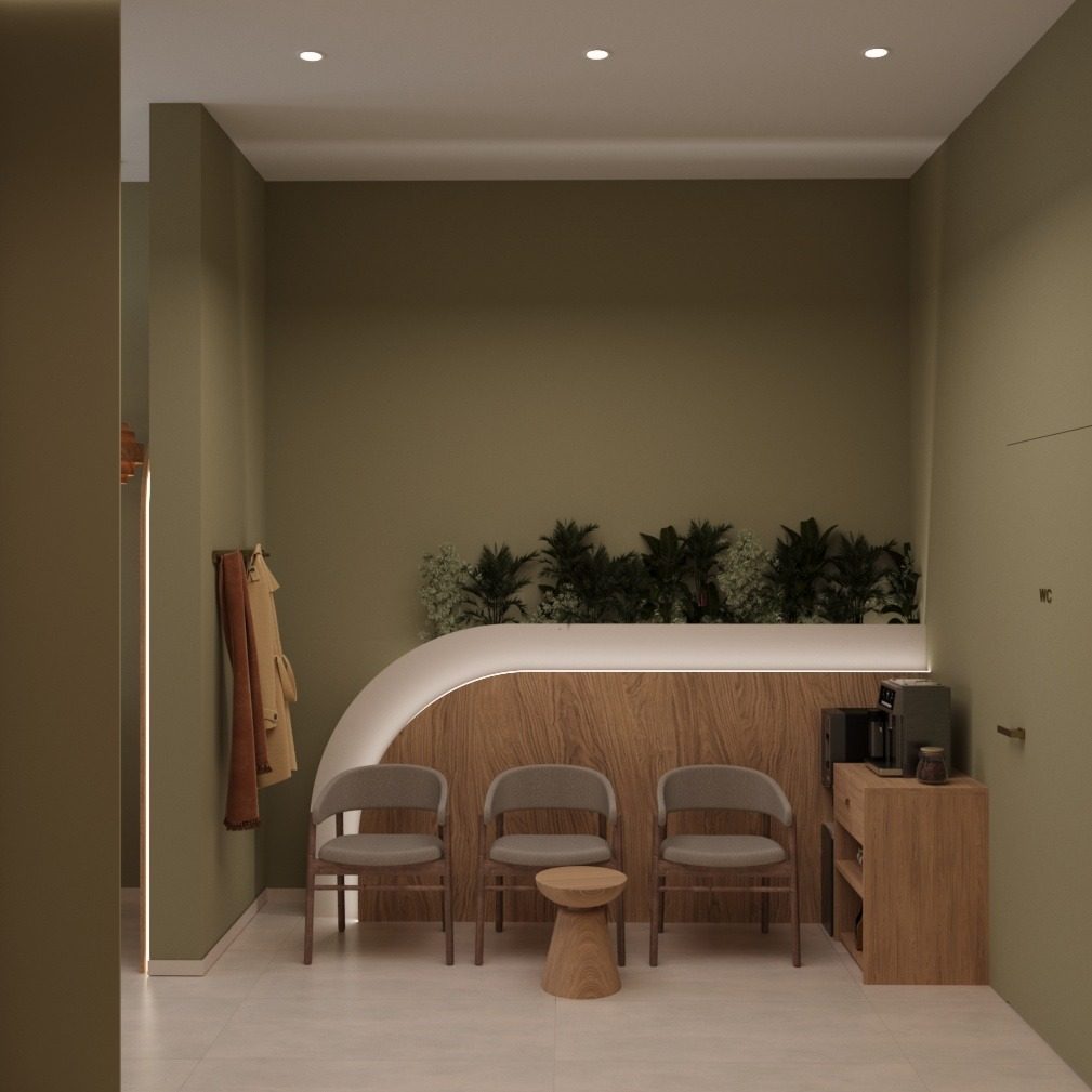 Poczekalnia — projekt SanSi Design